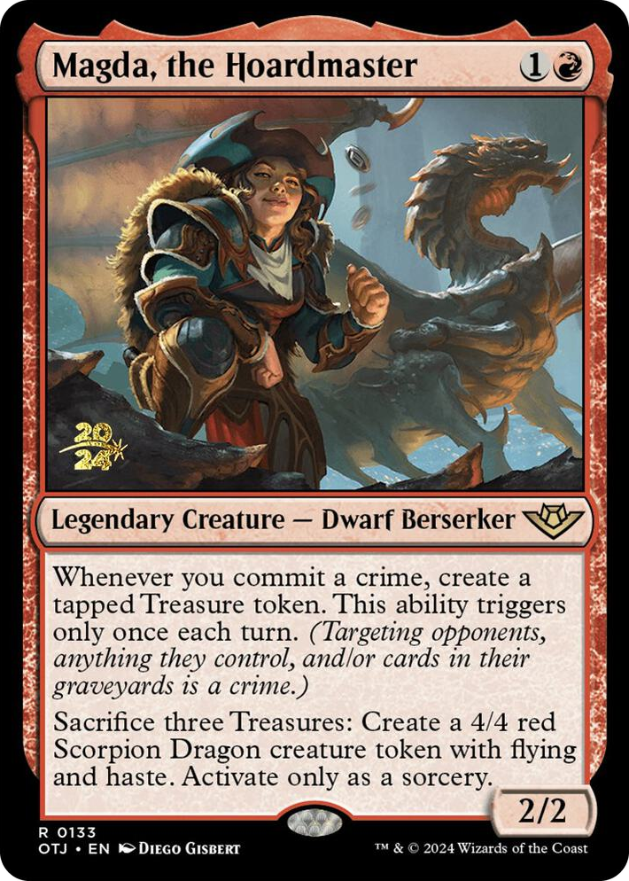 0133 Magda, the Hoardmaster R Prerelease Cards