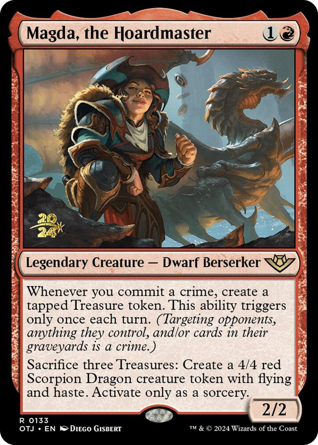 0133 Magda, the Hoardmaster R Prerelease Cards