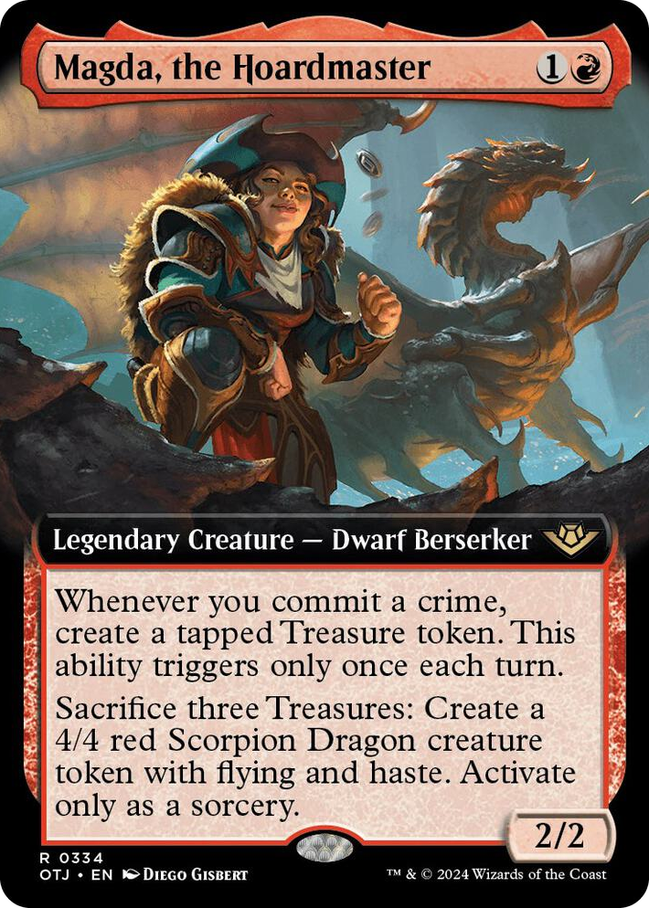 0334 Magda, the Hoardmaster (Extended Art) R Outlaws of Thunder Junction
