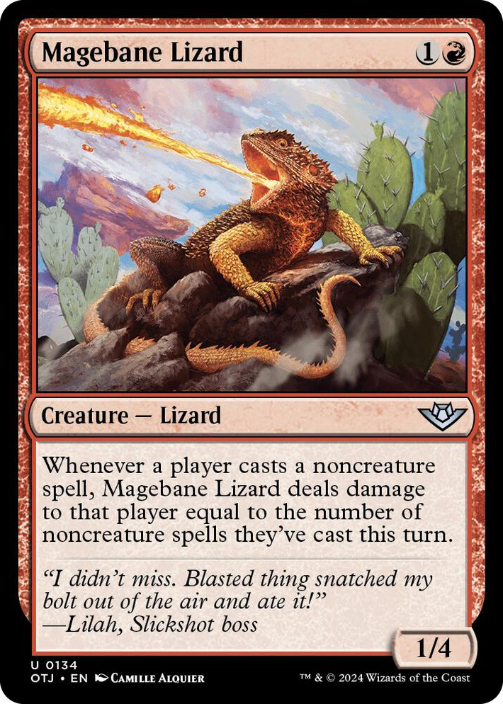 0134 Magebane Lizard U Outlaws of Thunder Junction