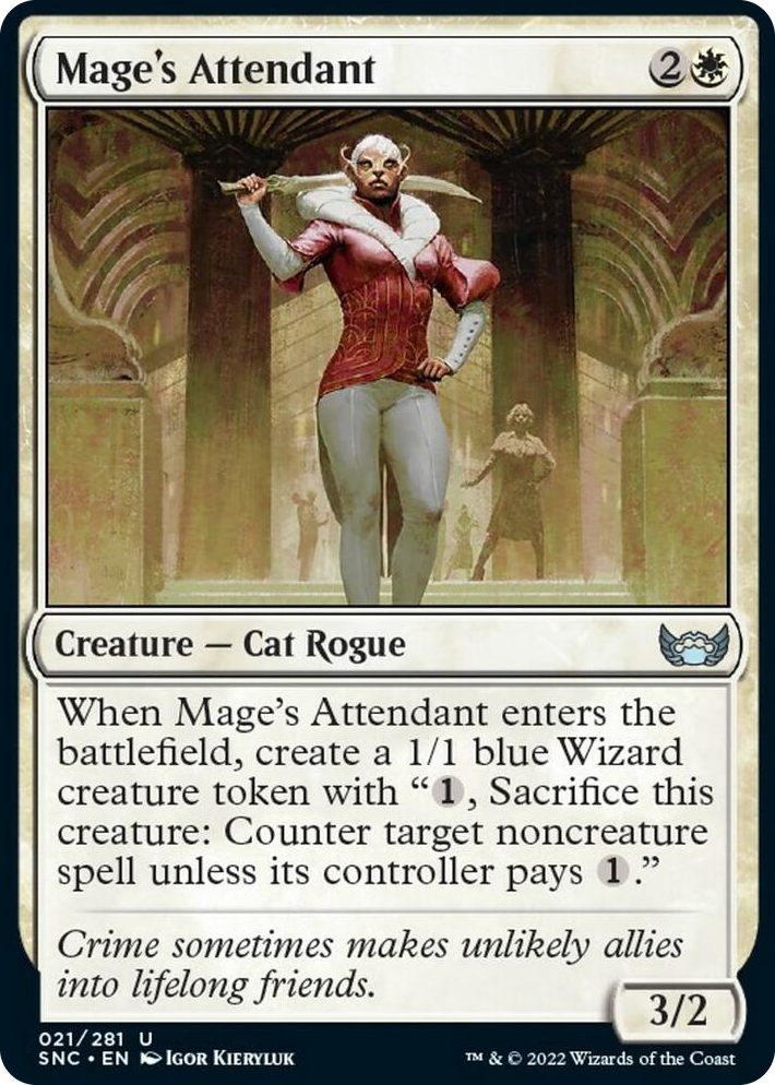 0021 Mage's Attendant U Streets of New Capenna