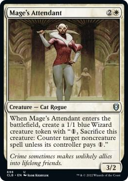 Mage's Attendant #698 U - Commander Legends: Battle for Baldur's Gate Pokemon card