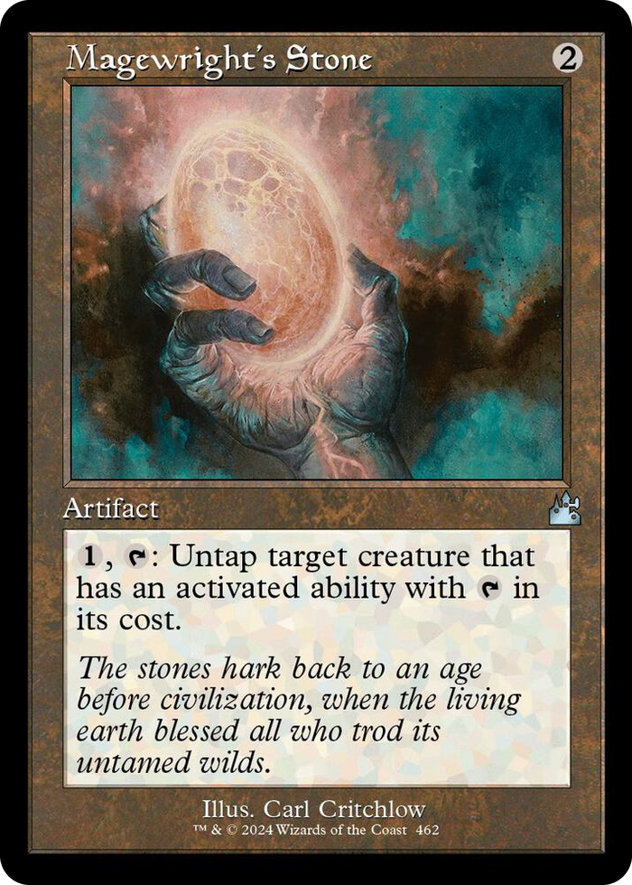 Magewright's Stone (Retro Frame) #462 U - Ravnica Remastered Pokemon card