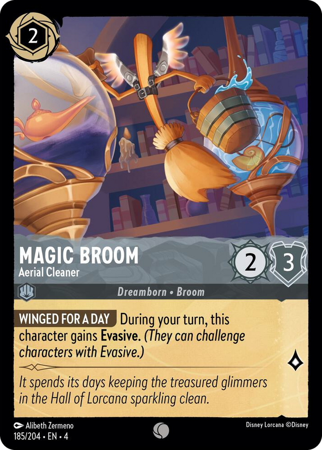 0185 Magic Broom - Aerial Cleaner Common Ursula's Return
