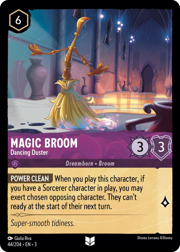 0044 Magic Broom - Dancing Duster Uncommon Into the Inklands