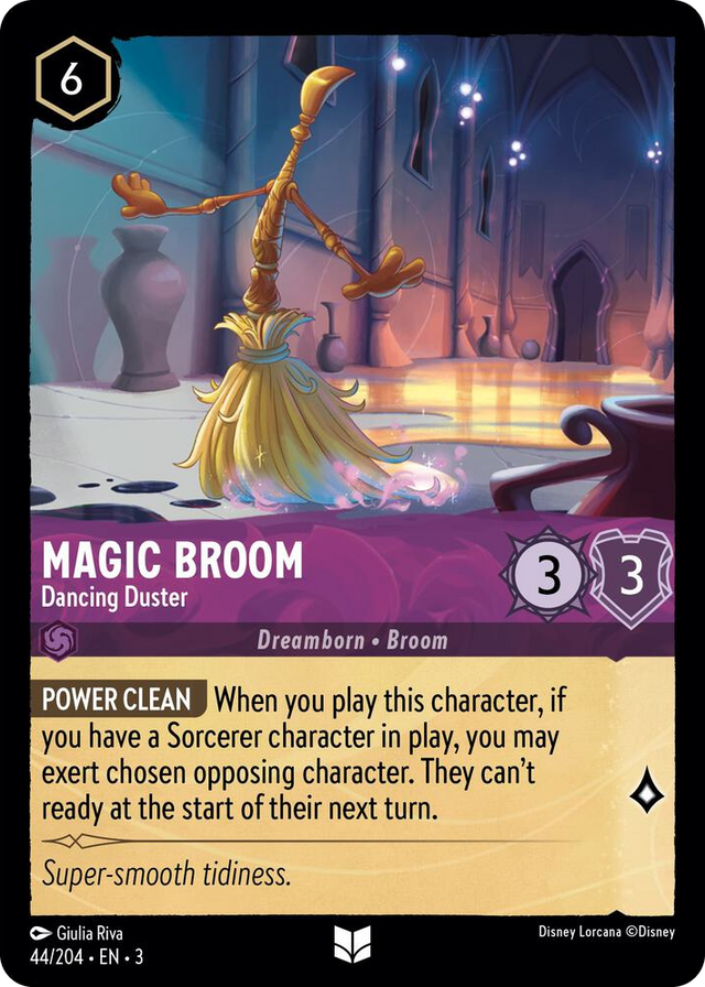 0044 Magic Broom - Dancing Duster Uncommon Into the Inklands