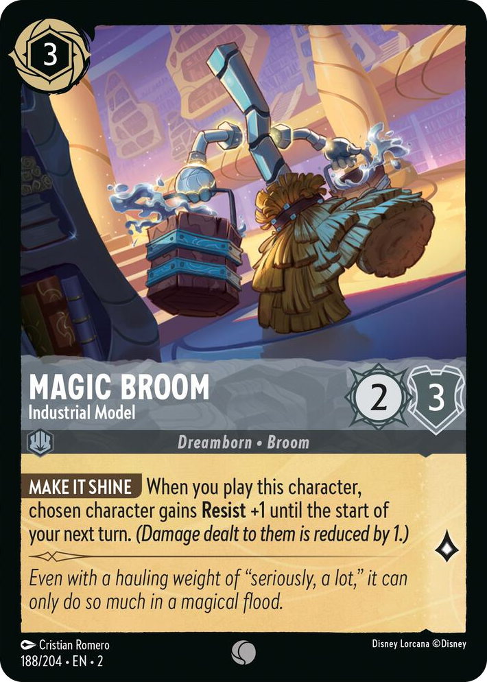 0188 Magic Broom - Industrial Model Common Rise of the Floodborn
