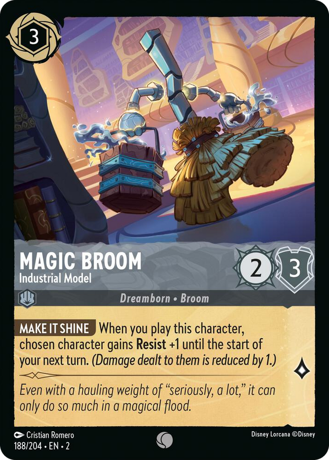 0188 Magic Broom - Industrial Model Common Rise of the Floodborn