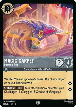 0183 Magic Carpet - Phantom Rug Common Reign of Jafar