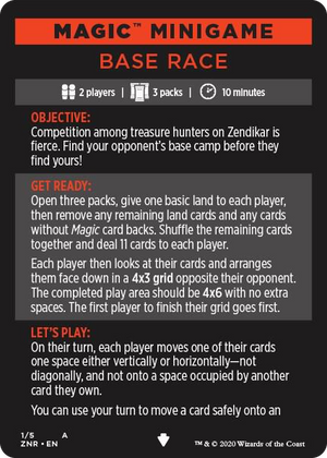 0001 Magic Minigame: Base Race S Zendikar Rising