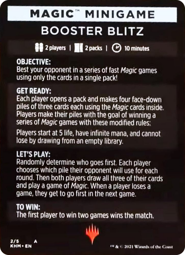 0002 Magic Minigame: Booster Blitz S Kaldheim