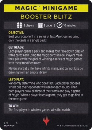 0002 Magic Minigame: Booster Blitz S March of the Machine