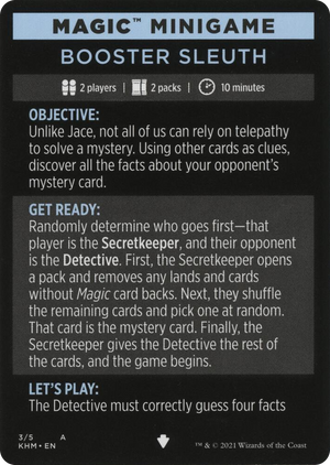 0003 Magic Minigame: Booster Sleuth S Kaldheim