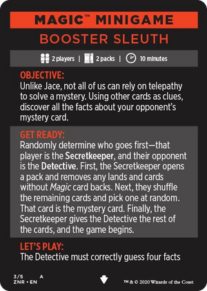 0003 Magic Minigame: Booster Sleuth S Zendikar Rising