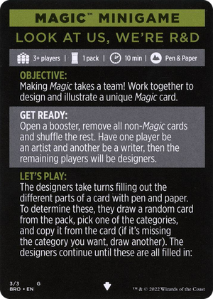 0003 Magic Minigame: Look at Us, We're R&D S The Brothers' War