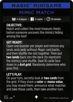 0002 Magic Minigame: Mimic Match S Commander Legends: Battle for Baldur's Gate