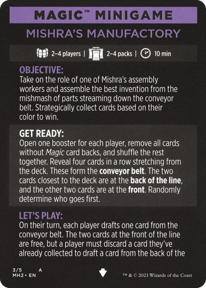 0003 Magic Minigame: Mishra's Manufactory S Modern Horizons 2