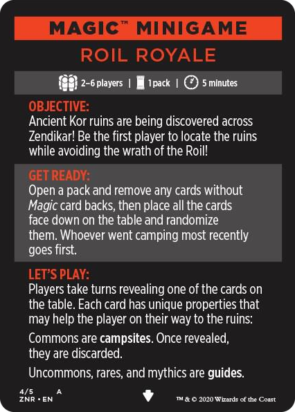 0004 Magic Minigame: Roil Royale S Zendikar Rising
