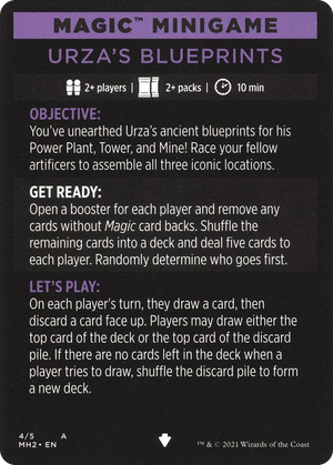 0004 Magic Minigame: Urza's Blueprints S Modern Horizons 2