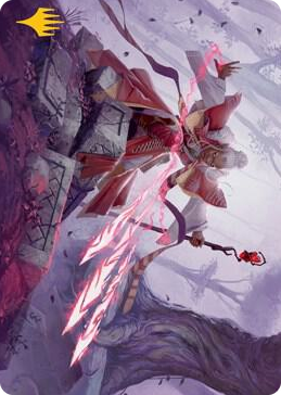 0048 Magic Missile Art Card (Gold-Stamped) S Art Series: Adventures in the Forgotten Realms
