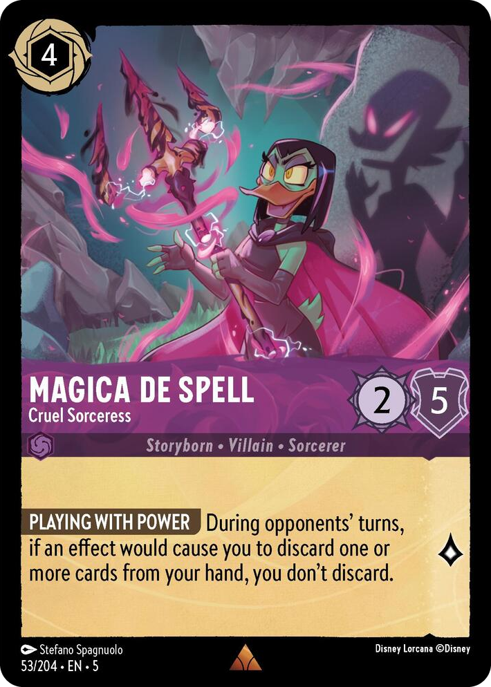 0053 Magica De Spell - Cruel Sorceress Rare Shimmering Skies