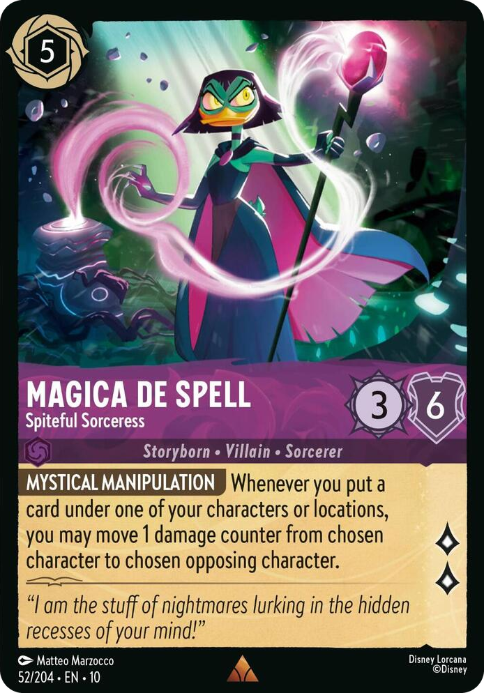 0052 Magica De Spell - Spiteful Sorceress Rare Whispers in the Well