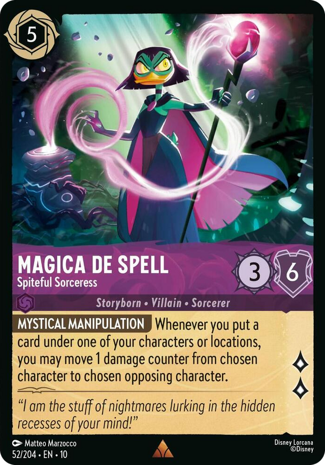 0052 Magica De Spell - Spiteful Sorceress Rare Whispers in the Well