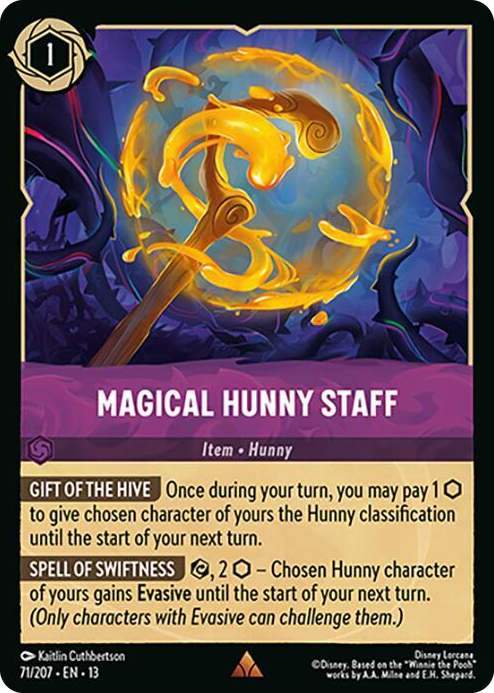 Magical Hunny Staff #71 Rare - Attack of the Vine! Pokemon card