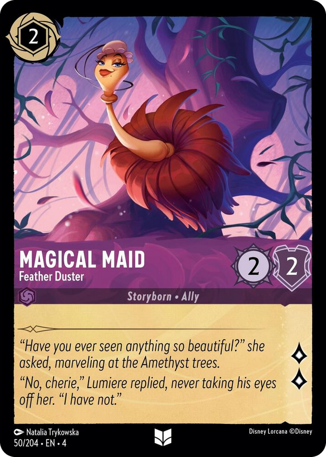 0050 Magical Maid - Feather Duster Uncommon Ursula's Return