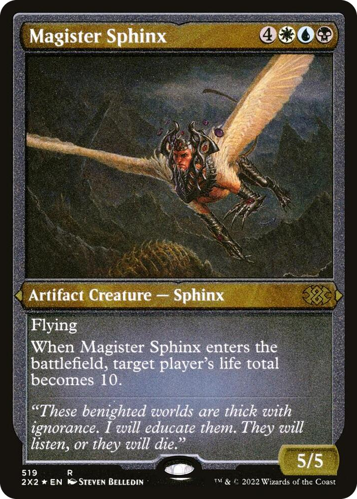0519 Magister Sphinx (Foil Etched) R Double Masters 2022