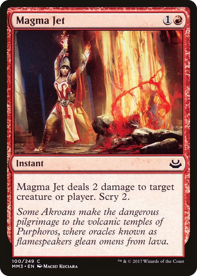 Magma Jet #100 C - Modern Masters 2017 Pokemon card