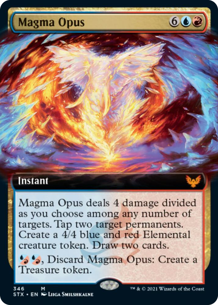 0346 Magma Opus (Extended Art) M Strixhaven: School of Mages