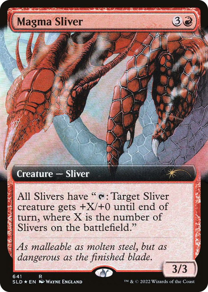 0641 Magma Sliver (Extended Art) R Secret Lair Drop Series