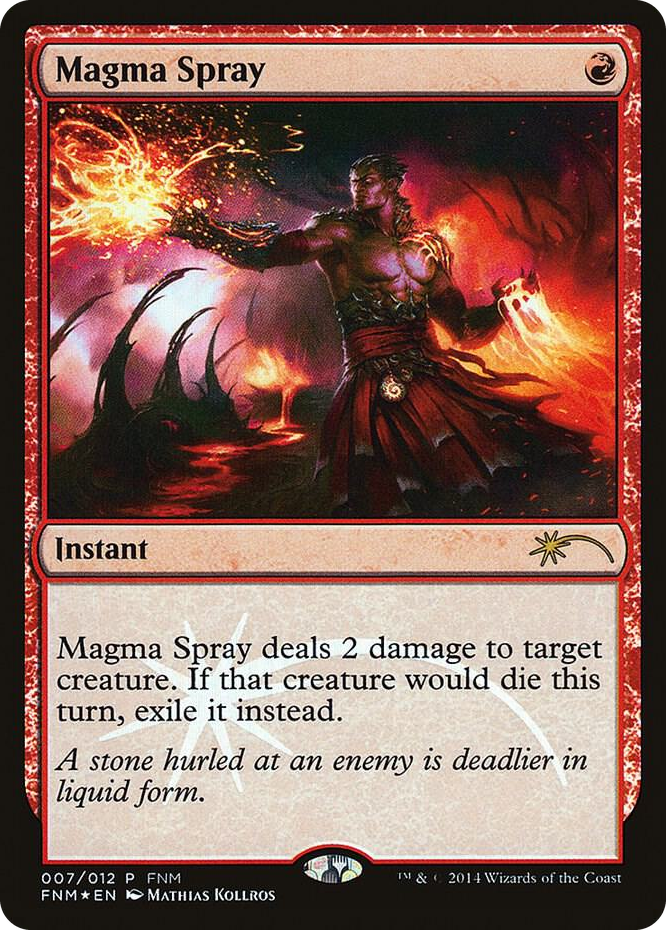 Magma Spray #7 P - FNM Promos Pokemon card
