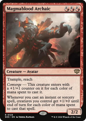 0123 Magmablood Archaic R Secrets of Strixhaven