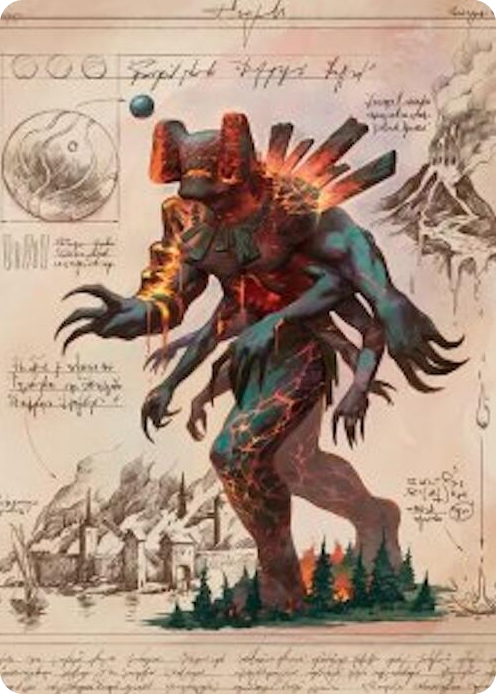 Magmablood Archaic Art Card #31 S - Art Series: Secrets of Strixhaven Pokemon card