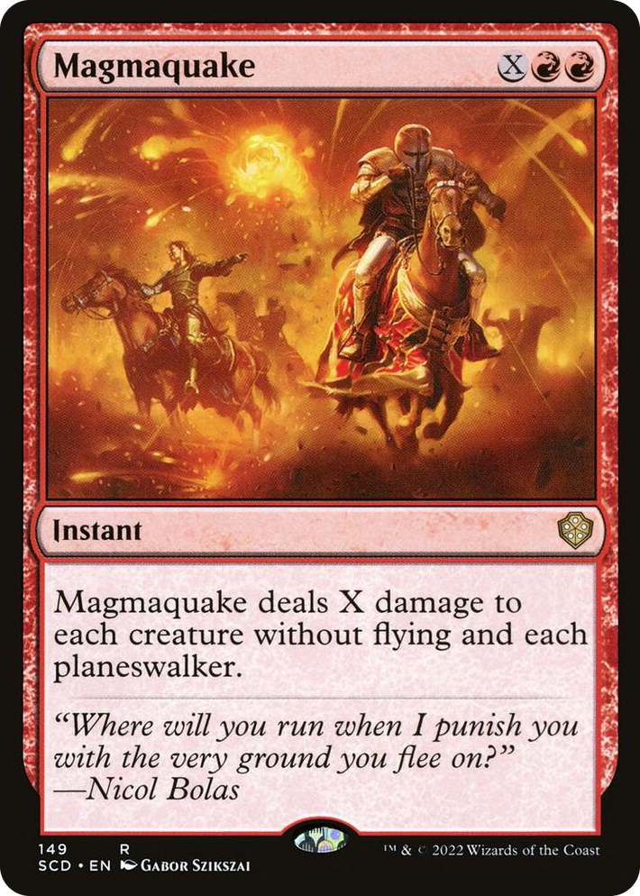 0149 Magmaquake R Starter Commander Decks