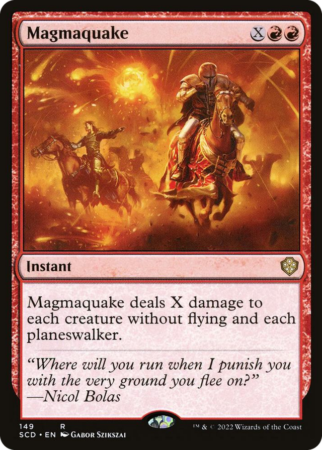 0149 Magmaquake R Starter Commander Decks