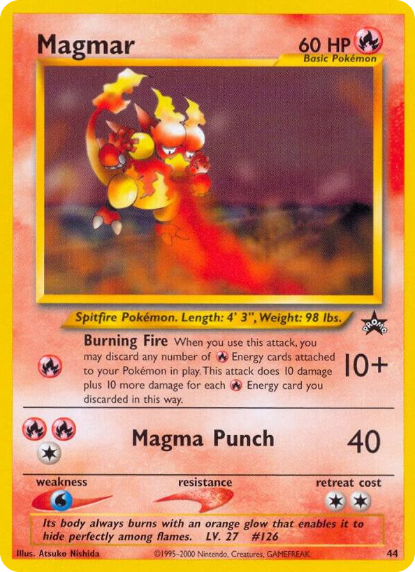 0044 Magmar Promo WoTC Promo