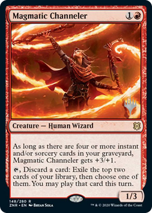 0148 Magmatic Channeler R Promo Pack: Zendikar Rising
