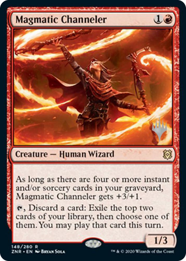 0148 Magmatic Channeler R Promo Pack: Zendikar Rising