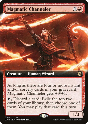 0349 Magmatic Channeler (Extended Art) R Zendikar Rising