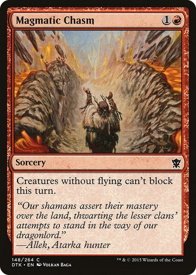 0148 Magmatic Chasm C Dragons of Tarkir