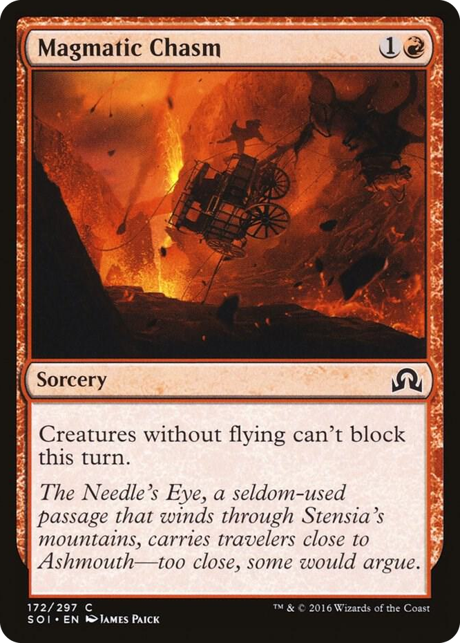 Magmatic Chasm #172 C - Shadows over Innistrad Pokemon card