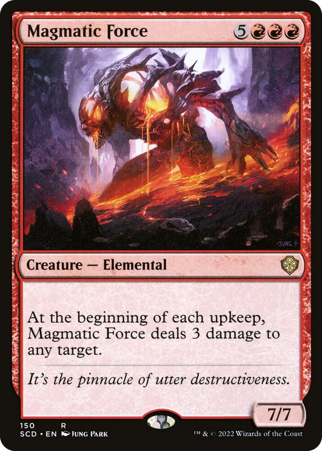 0150 Magmatic Force R Starter Commander Decks