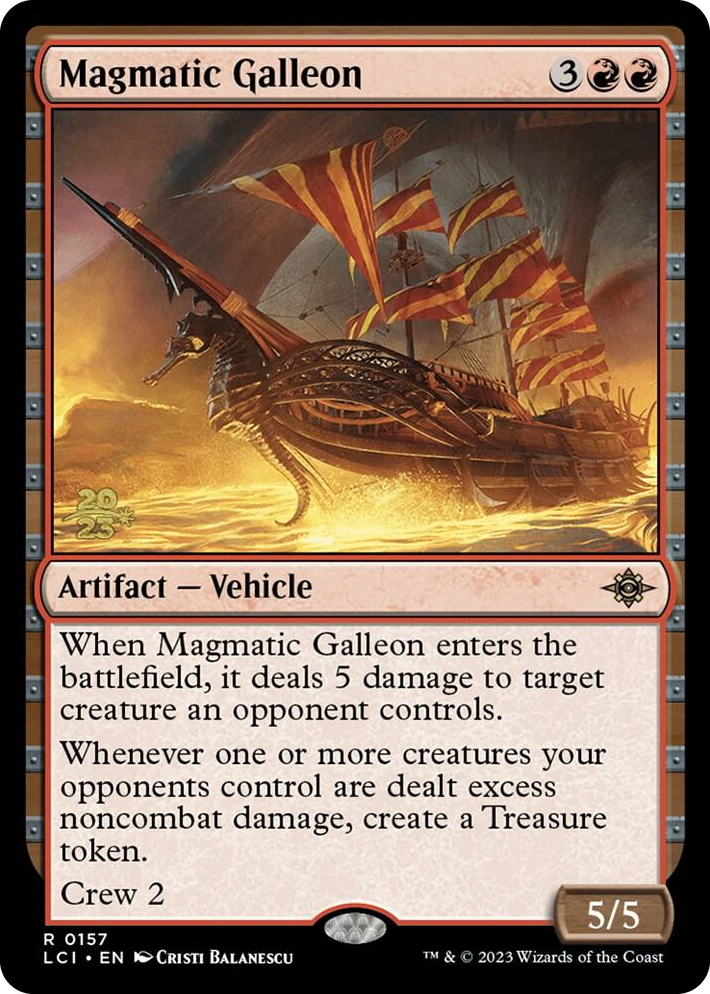 0157 Magmatic Galleon R Prerelease Cards