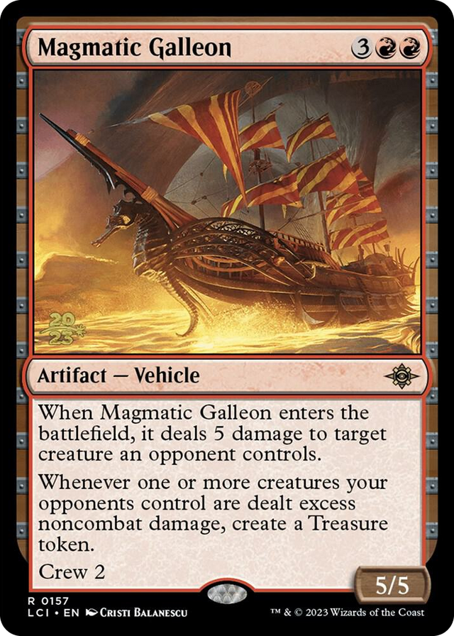 0157 Magmatic Galleon R Prerelease Cards