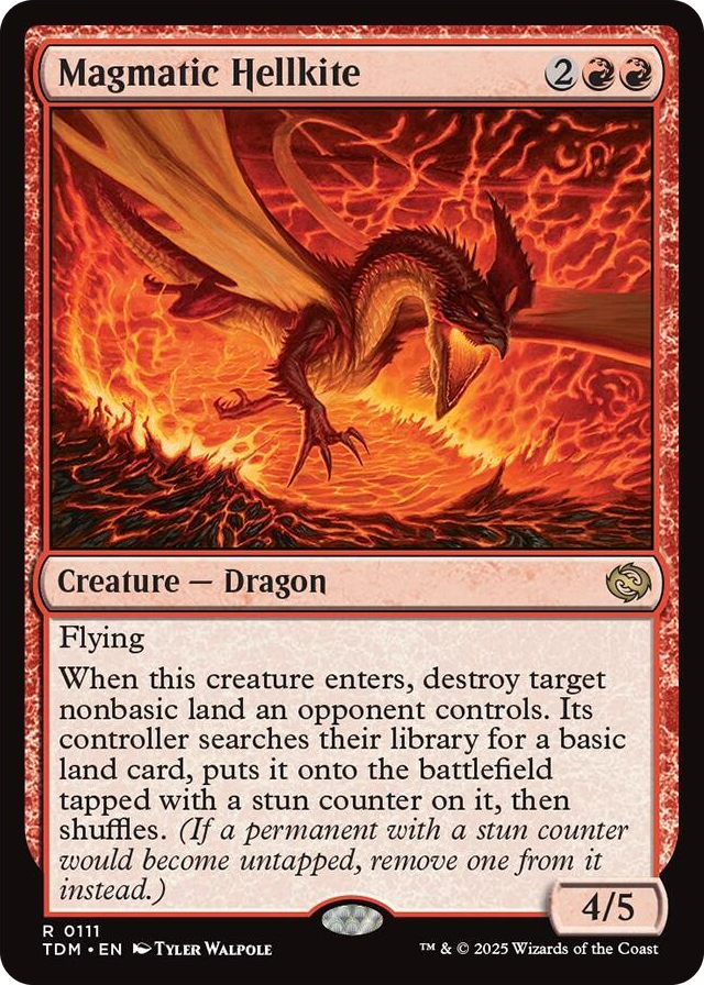 0111 Magmatic Hellkite R Dragonstorm