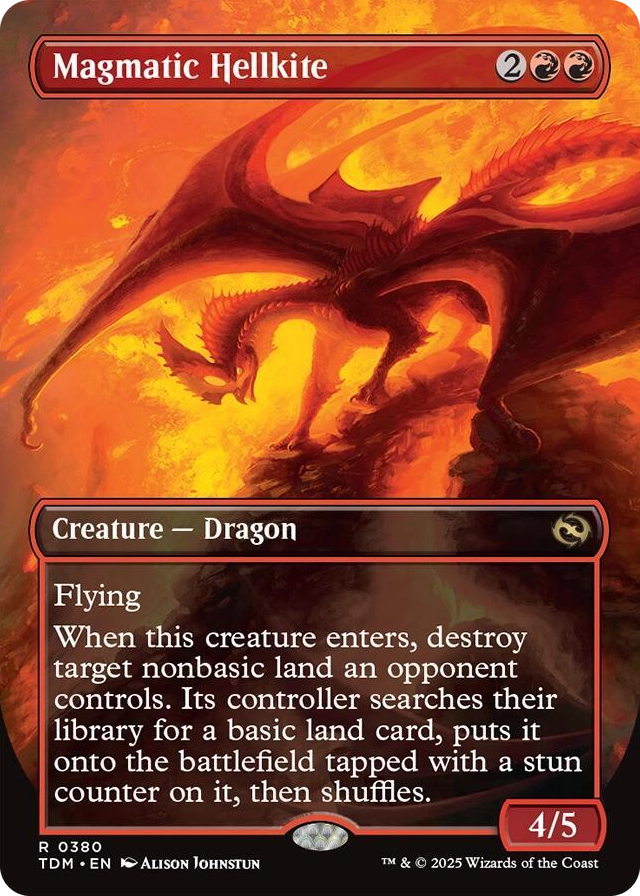 0380 Magmatic Hellkite (Borderless) R Dragonstorm