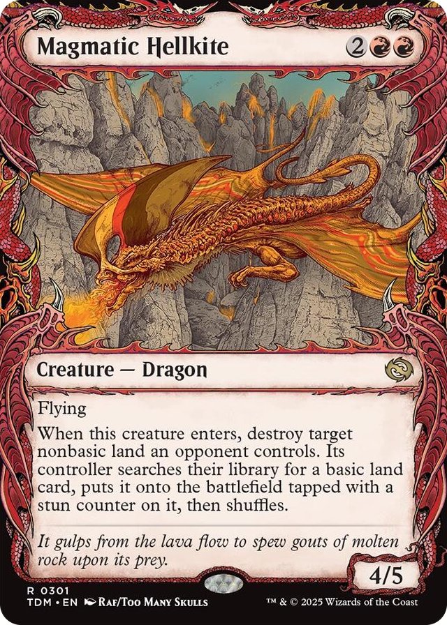 0301 Magmatic Hellkite (Showcase) R Dragonstorm